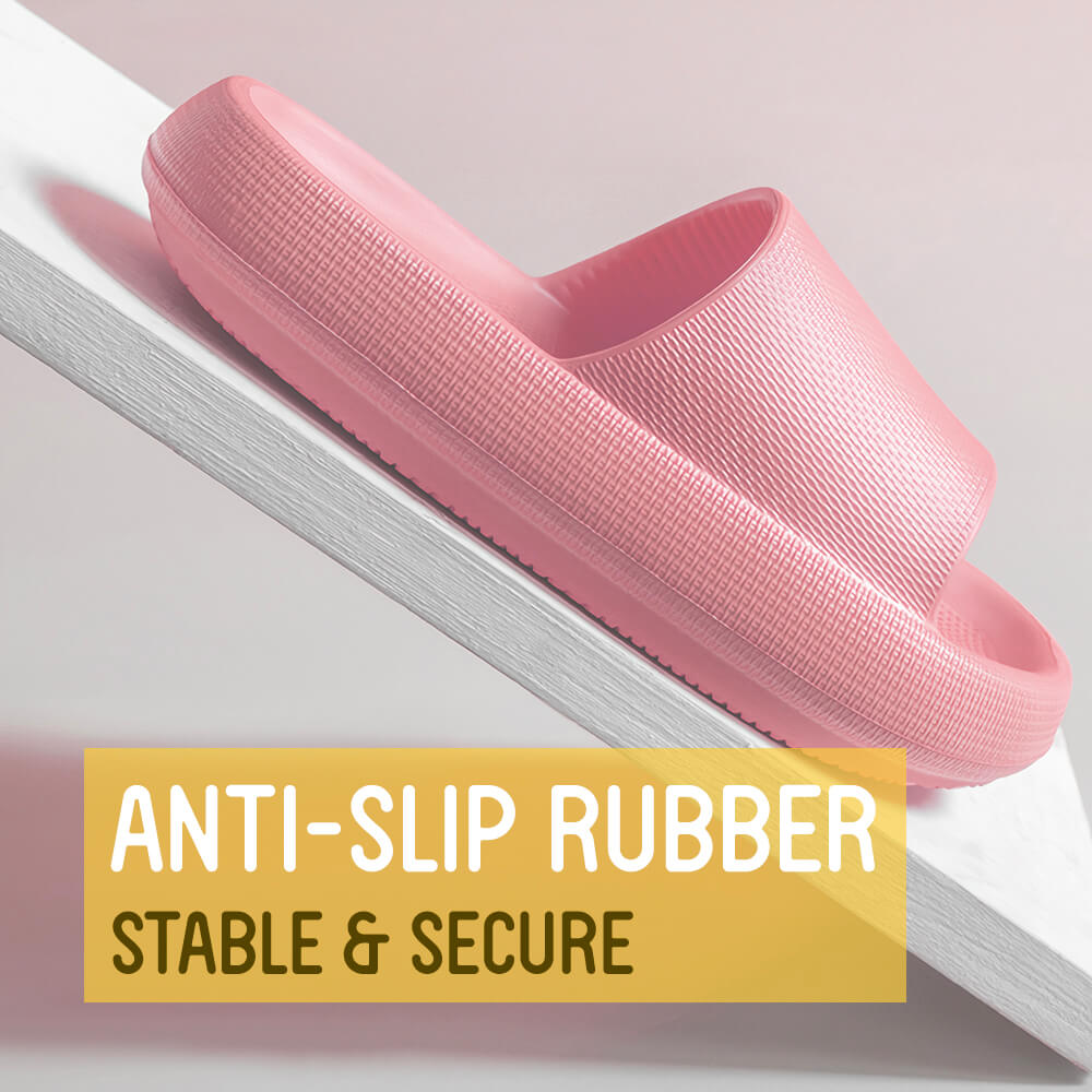 Anti-slip rubber. Stable & secure.