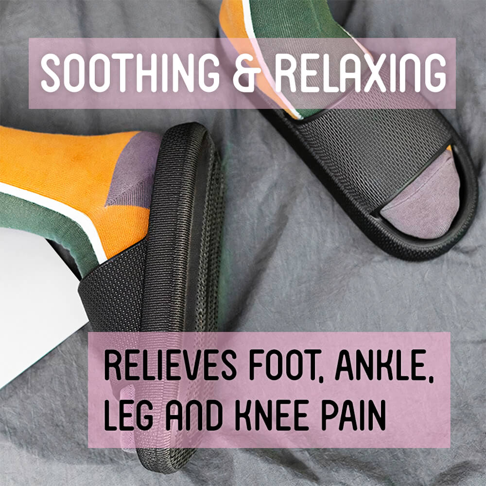 Soothing and relaxing. Relieves foot, ankle, leg and knee pain.